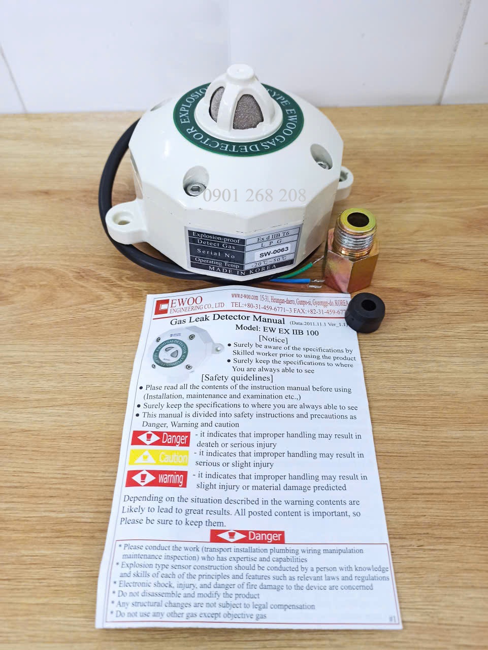 EWOO gas detector EW EX IIB 100